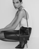 CASSANDRE PHONE HOLDER IN SMOOTH LEATHER