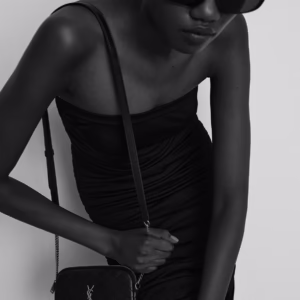 GABY ZIPPERED POUCH IN LAMBSKIN