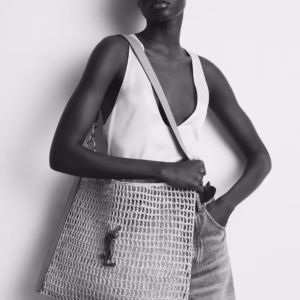 OXALIS BAG IN RAFFIA MACRAME