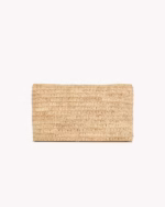 CASSANDRE LARGE ENVELOPE POUCH IN RAFFIA