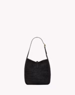 LE 5 A 7 SUPPLE SMALL IN RAFFIA AND LEATHER