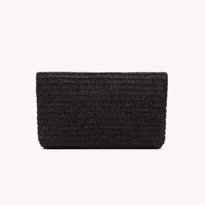 CASSANDRE LARGE ENVELOPE POUCH IN RAFFIA