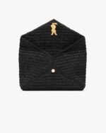 CASSANDRE LARGE ENVELOPE POUCH IN RAFFIA