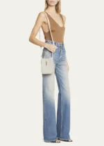 LE 5 A 7 MINI YSL VERTICAL BUCKET BAG IN SMOOTH LEATHER