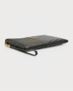 YSL MONOGRAM SMALL POUCH IN SMOOTH LEATHER