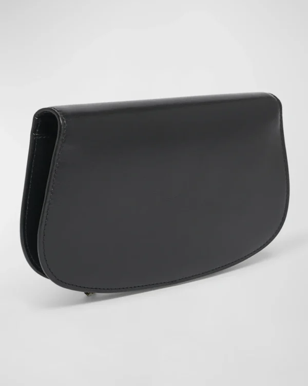 VOLTAIRE YSL MONOGRAM WALLET ON CHAIN IN GRAINED LEATHER