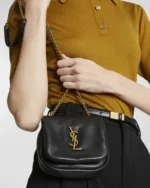 JAMIE 4.3 NANO YSL CROSSBODY BAG IN QUILTED LEATHER
