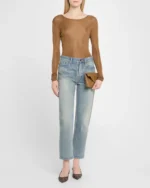 CASSANDRE SMALL YSL POUCH ON CHAIN IN CALFSKIN