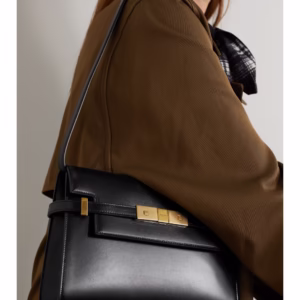 MANHATTAN SMALL LEATHER SHOULDER BAG