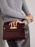 MANHATTAN SMALL LEATHER SHOULDER BAG