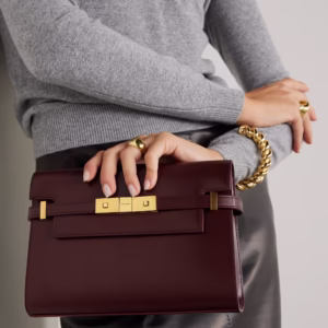 MANHATTAN SMALL LEATHER SHOULDER BAG