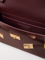 MANHATTAN SMALL LEATHER SHOULDER BAG