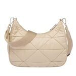 PADDED RE NYLON SHOULDER BAG