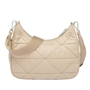 PADDED RE NYLON SHOULDER BAG