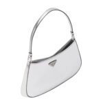 PRADA CLEO BRUSHED LEATHER SHOULDER BAG