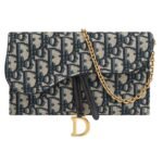 SMALL SADDLE POUCH WITH CHAIN