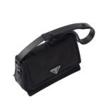 PRADA TRAVELLER SMALL PADDED RE NYLON SHOULDER BAG