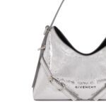 NANO VOYOU BAG IN LAMINATED LEATHER