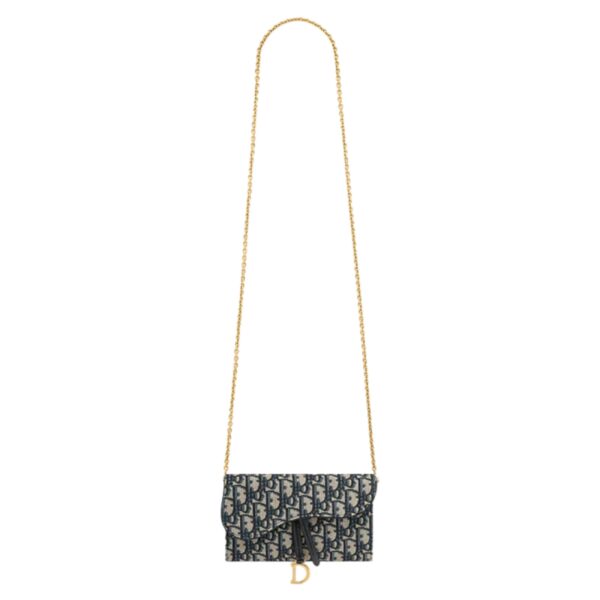 SMALL SADDLE POUCH WITH CHAIN