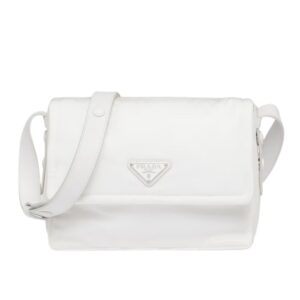 PRADA TRAVELLER SMALL PADDED RE NYLON SHOULDER BAG