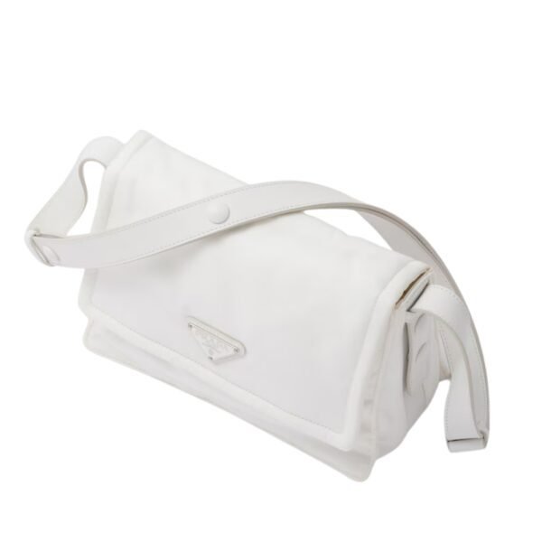 PRADA TRAVELLER SMALL PADDED RE NYLON SHOULDER BAG