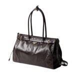 PRADA BONNIE LARGE LEATHER HANDBAG