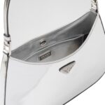 PRADA CLEO BRUSHED LEATHER SHOULDER BAG