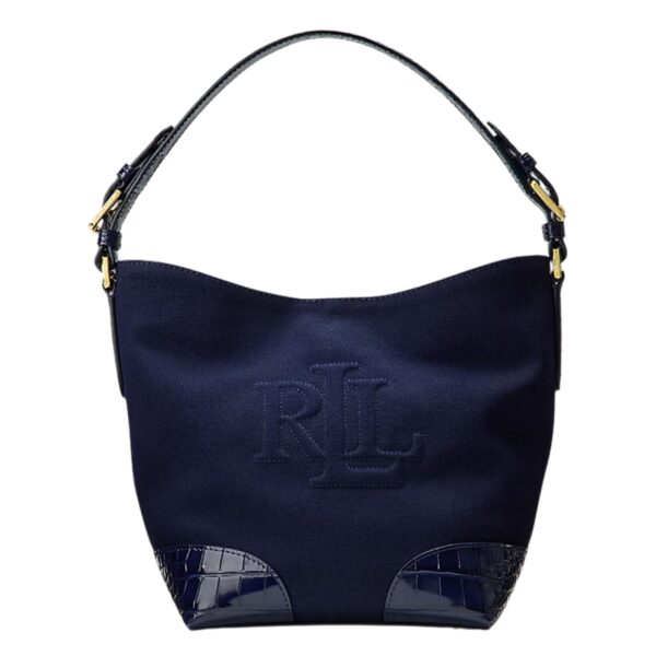 CANVAS LEATHER MEDIUM WITLEY BUCKET BAG