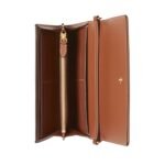 CHECK CHAIN STRAP WALLET