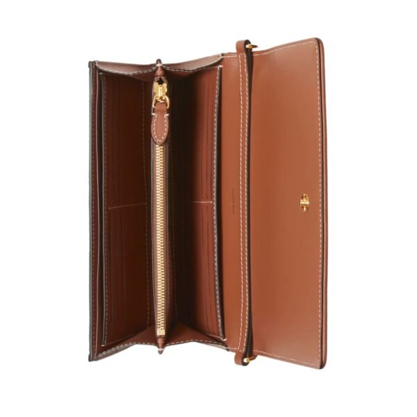 CHECK CHAIN STRAP WALLET