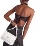 PRADA TRAVELLER SMALL PADDED RE NYLON SHOULDER BAG