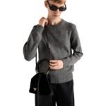 VELVET MINI BAG WITH NAPPA LEATHER DETAILS