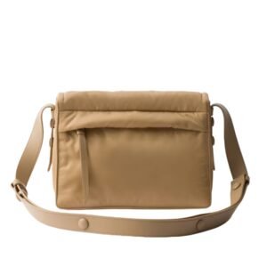 PRADA TRAVELLER SMALL PADDED RE NYLON SHOULDER BAG