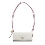 WALLET WITH LEATHER SHOULDER STRAP