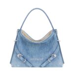 NANO VOYOU BAG IN WASHED DENIM