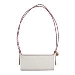 WALLET WITH LEATHER SHOULDER STRAP