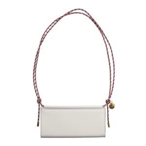 WALLET WITH LEATHER SHOULDER STRAP