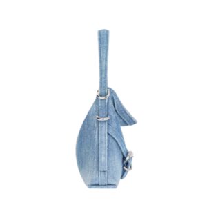 NANO VOYOU BAG IN WASHED DENIM