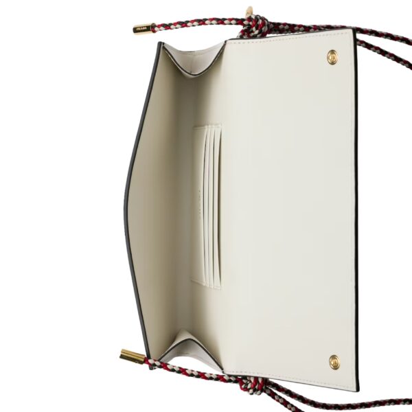 WALLET WITH LEATHER SHOULDER STRAP
