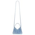NANO VOYOU BAG IN WASHED DENIM