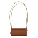 WALLET WITH LEATHER SHOULDER STRAP