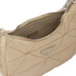 PADDED RE NYLON SHOULDER BAG