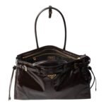 PRADA BONNIE LARGE LEATHER HANDBAG