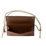 WALLET WITH LEATHER SHOULDER STRAP