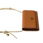 WALLET WITH LEATHER SHOULDER STRAP