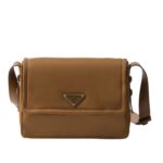 PRADA TRAVELLER SMALL PADDED RE NYLON SHOULDER BAG