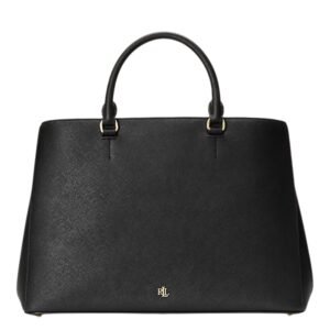 CROSSHATCH LEATHER LARGE HANNA SATCHEL