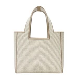 SMALL LOEWE FONT TOTE IN JACQUARD CANVAS
