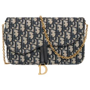 MEDIUM SADDLE POUCH WITH CHAIN
