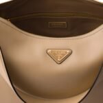 PRADA AIMEE LARGE LEATHER SHOULDER BAG